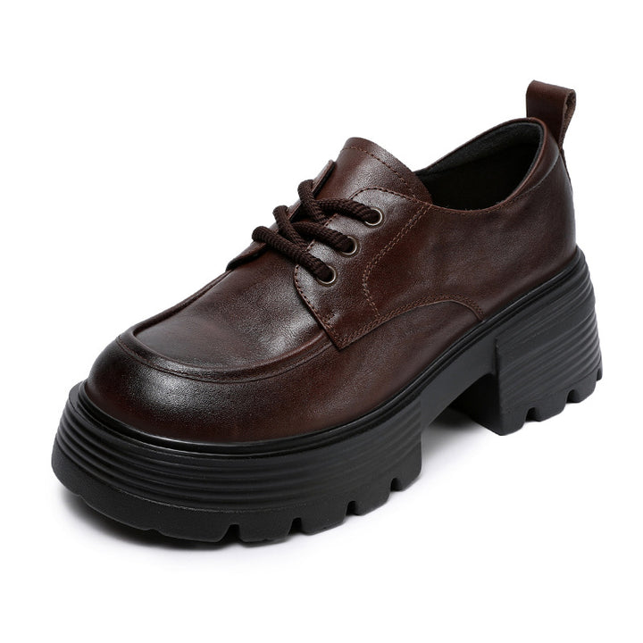 Dame Chunky Snørre-Platform-Sneakers Stilla