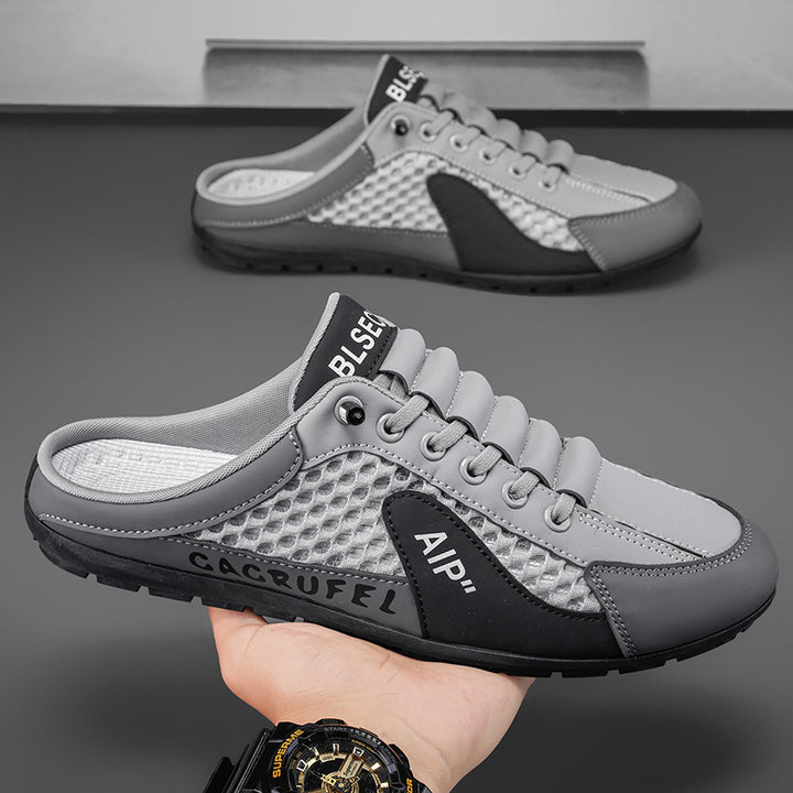Dame åndbar Slip-On fritidssneaker med strukturerede indsatser Stilla