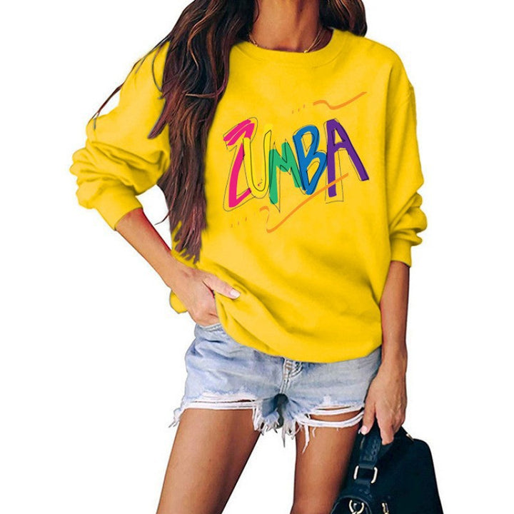 Dame sweatshirt med moderne Zumba design og casual fit Stilla