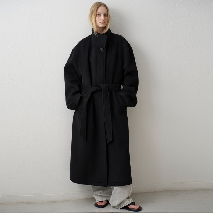 Kvinders elegante og oversized uldfrakke Stilla