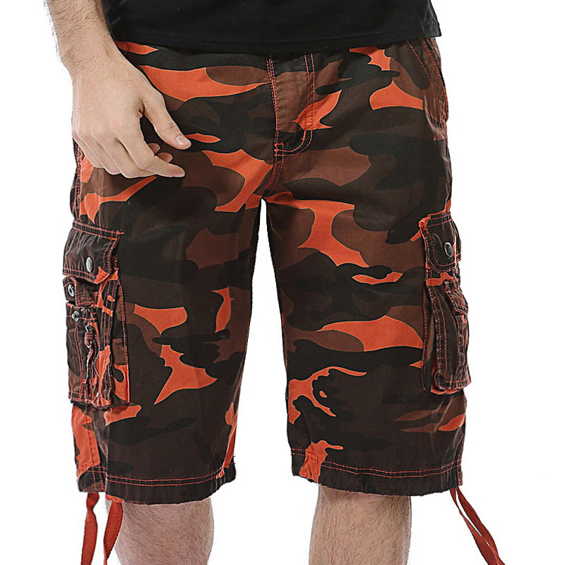 Herrer cargo shorts med multifunktionslomme-design Stilla