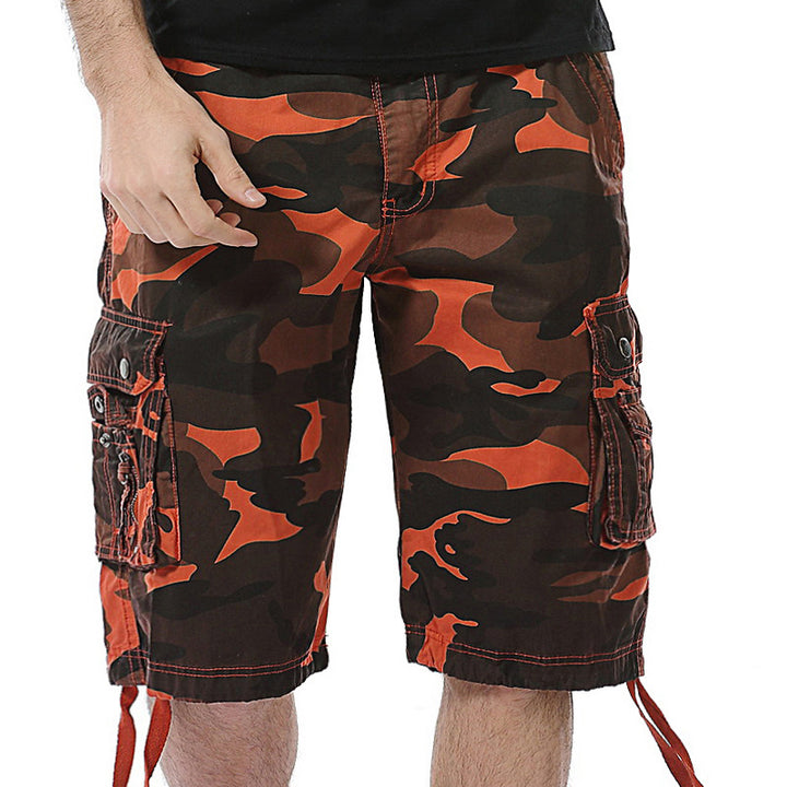 Herrer cargo shorts med multifunktionslomme-design Stilla