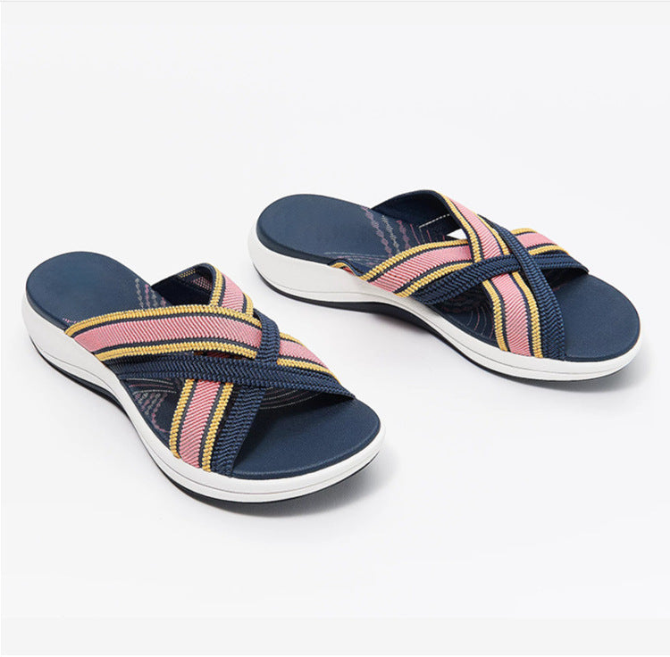 Dame komfort-sandaler med justerbare stropper og ergonomisk fodseng Stilla