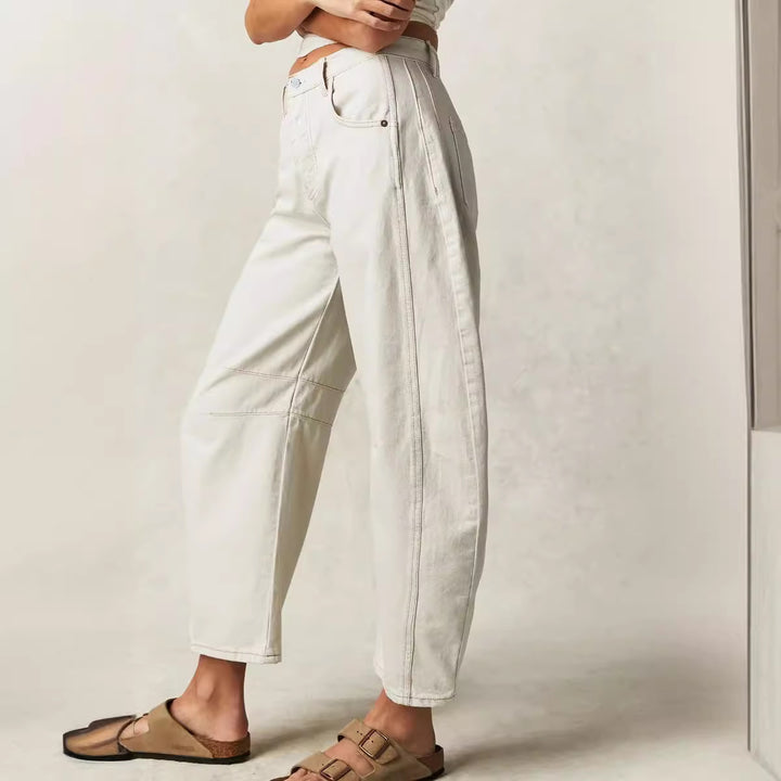 Femme Loose Fit Dyreprint Bukser Stilla
