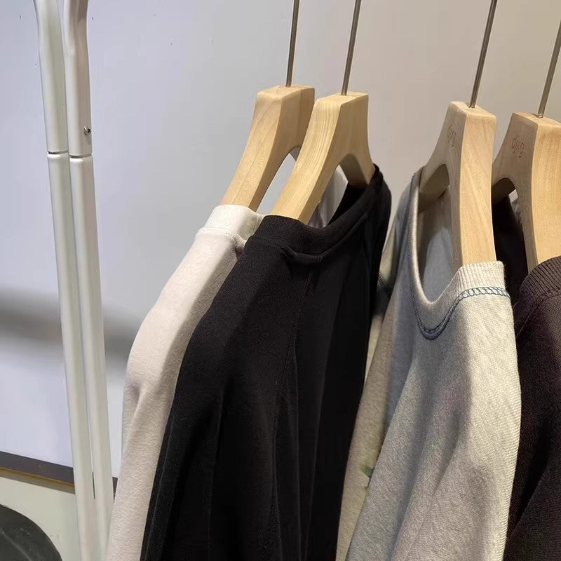 Femme Cropped Pullover Sweatshirt med Raglanærmer Stilla