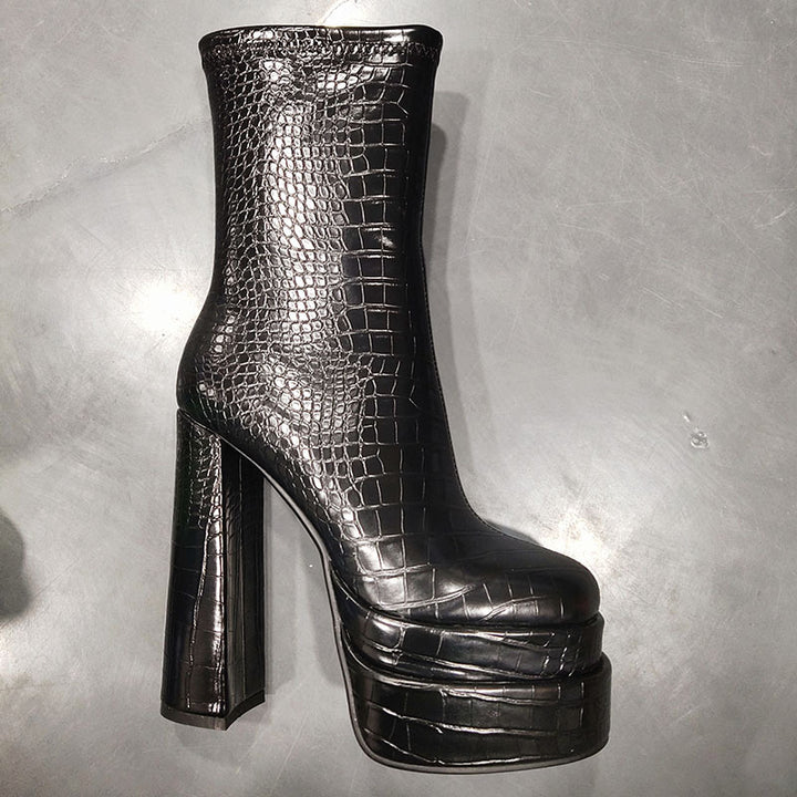 Femme platform stiletto støvler Stilla