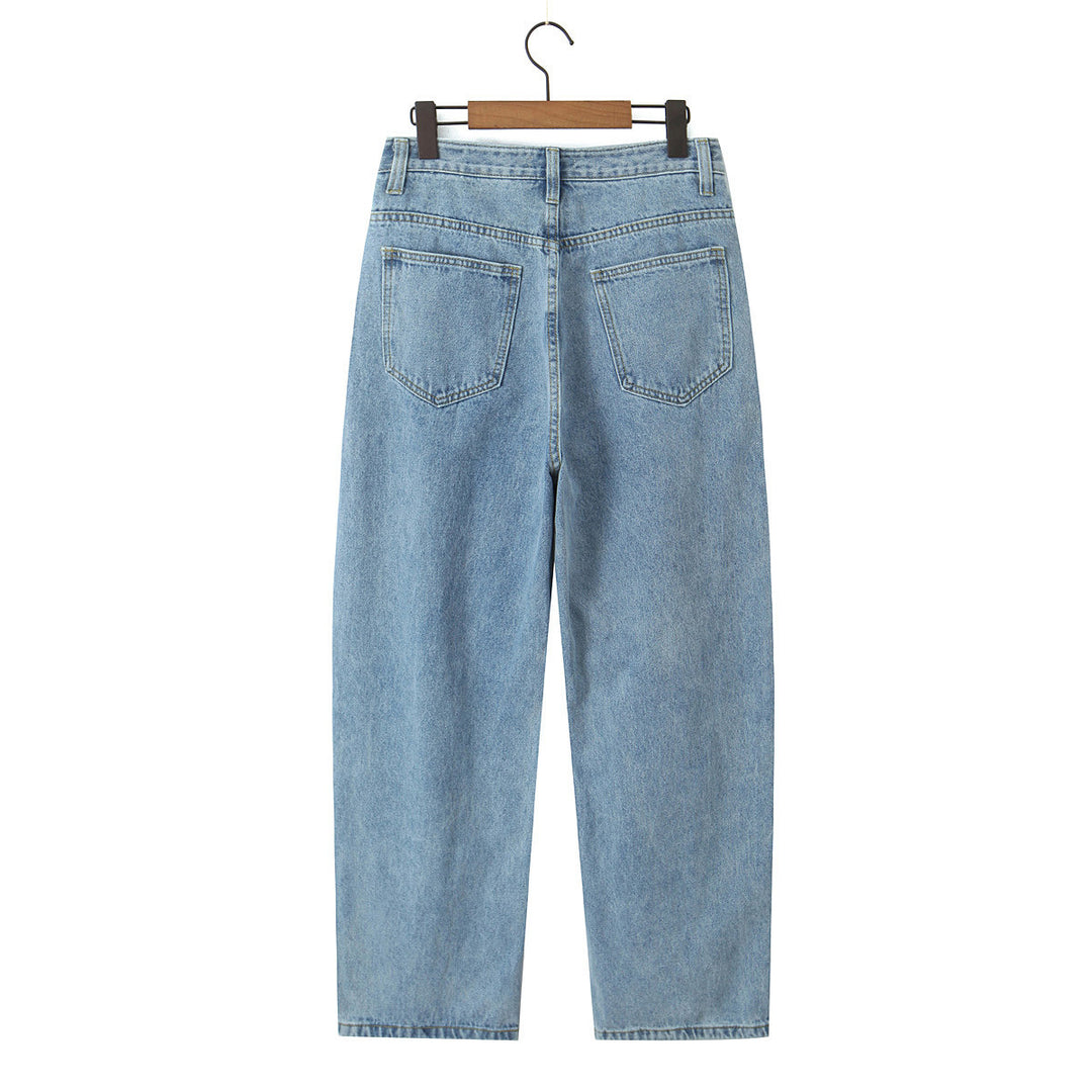 Damer brede jeans med høj talje Stilla