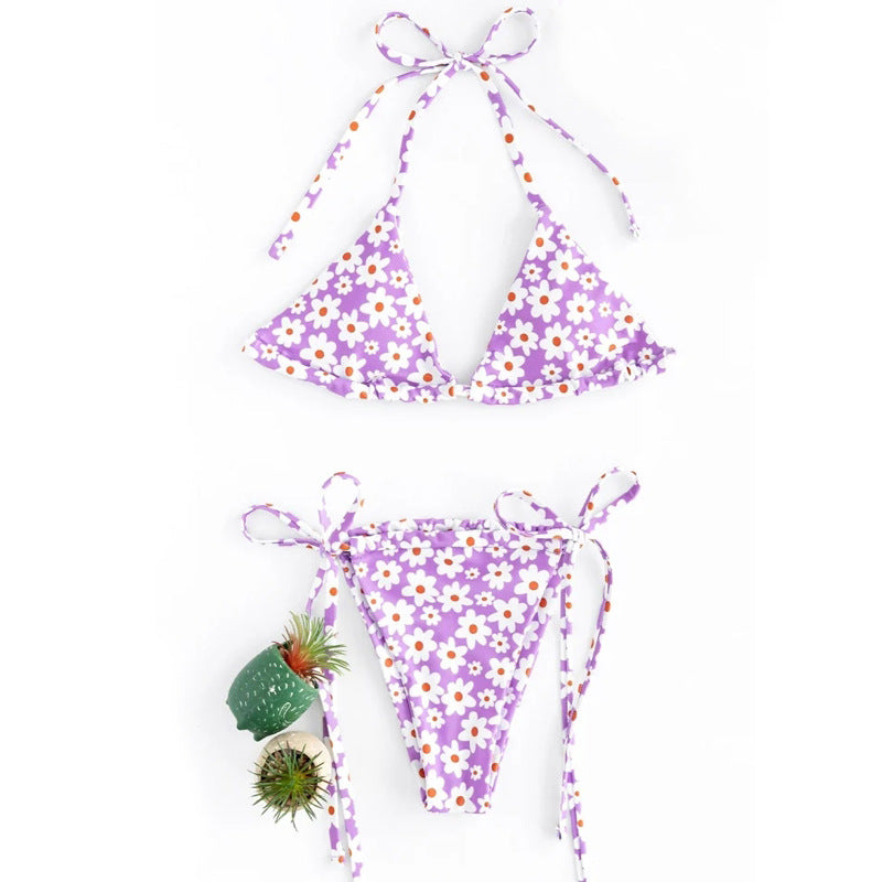 Dame bikini-sæt med blomsterdesign Stilla