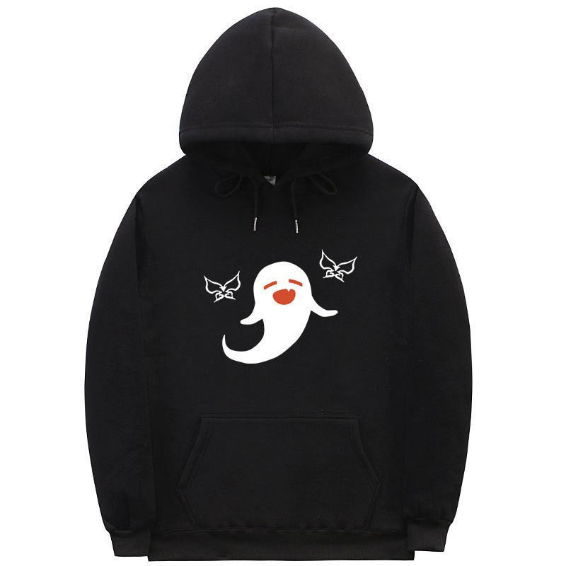 Dame Hoodie med Legende Spøgelse Design Skovae