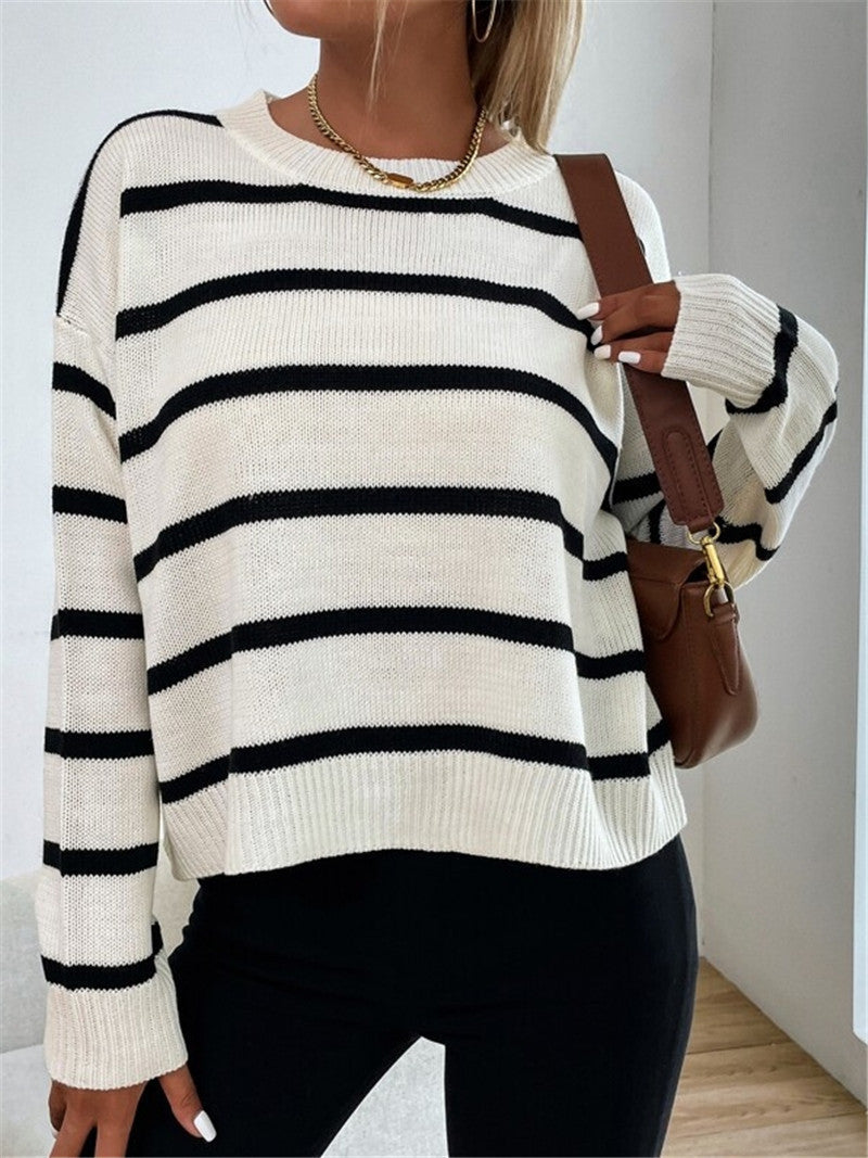 Stilla | Overdimensioneret Stribet Sweater