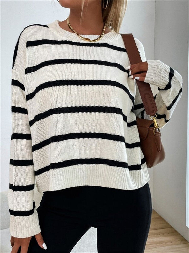 Stilla | Overdimensioneret Stribet Sweater