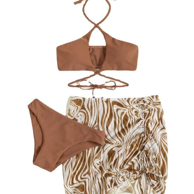 Dame Bikini-top med trendy overdel og raffineret bindingsdesign Stilla