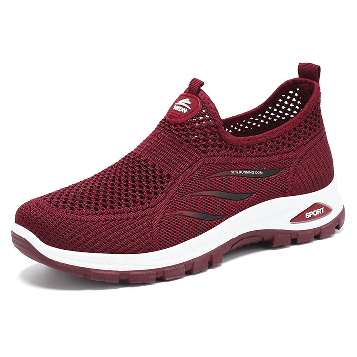 Dame Åndbare Slip-On Løb Sneakers med Stødabsorberende Design Stilla