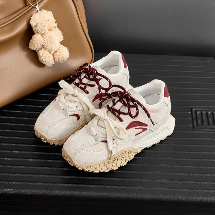 Damer Retro-inspirerede Suede Løbesneakers Stilla