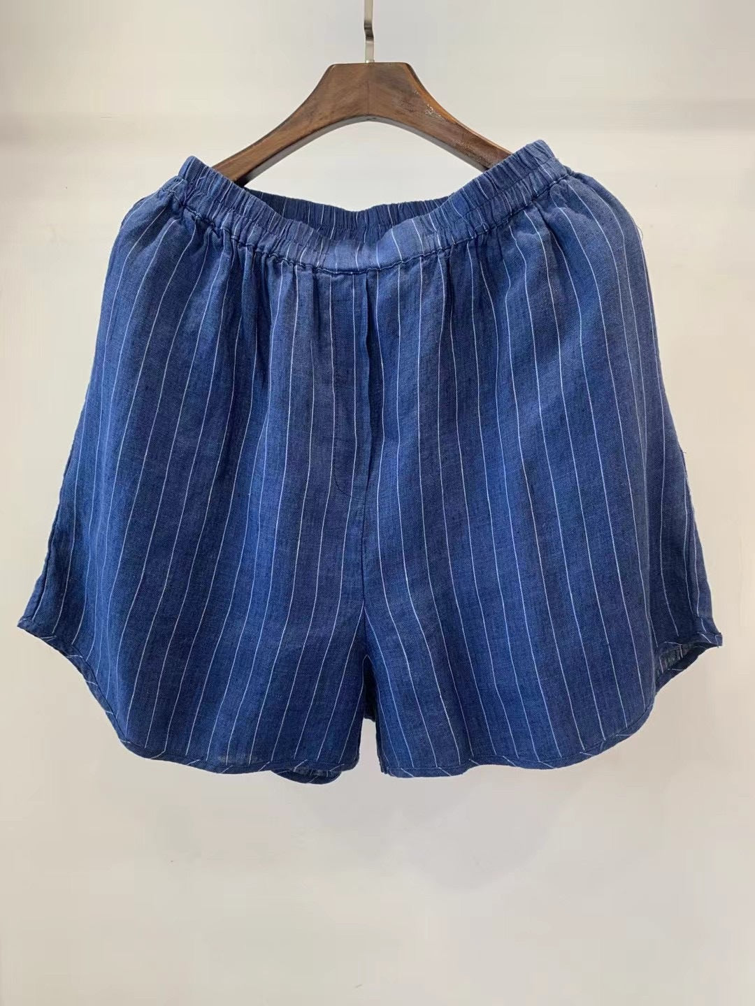 Femme Letvægt Stribet Relaxed Fit Shorts Stilla