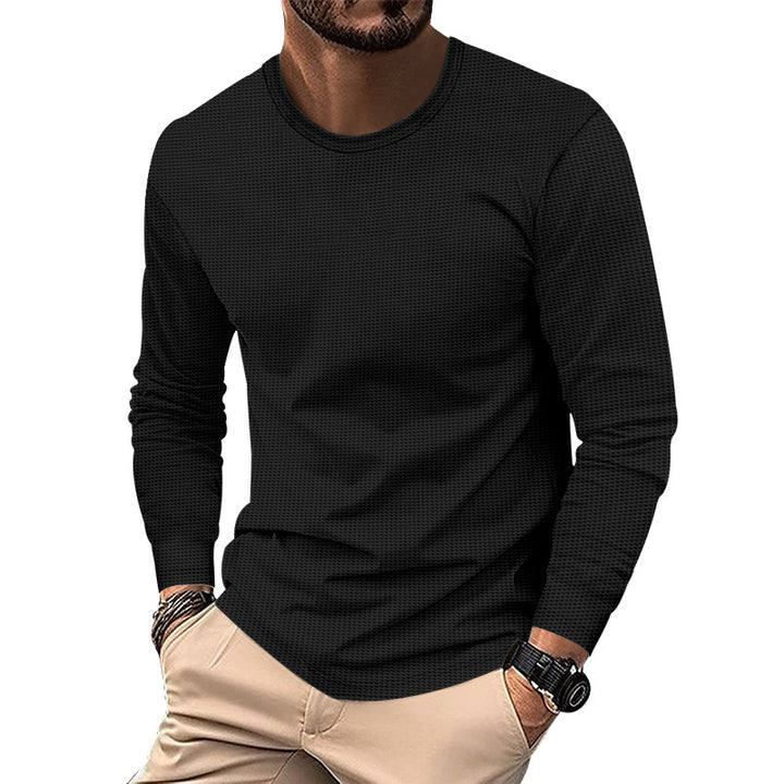 Herrer langærmet skjorte med struktureret design Stilla