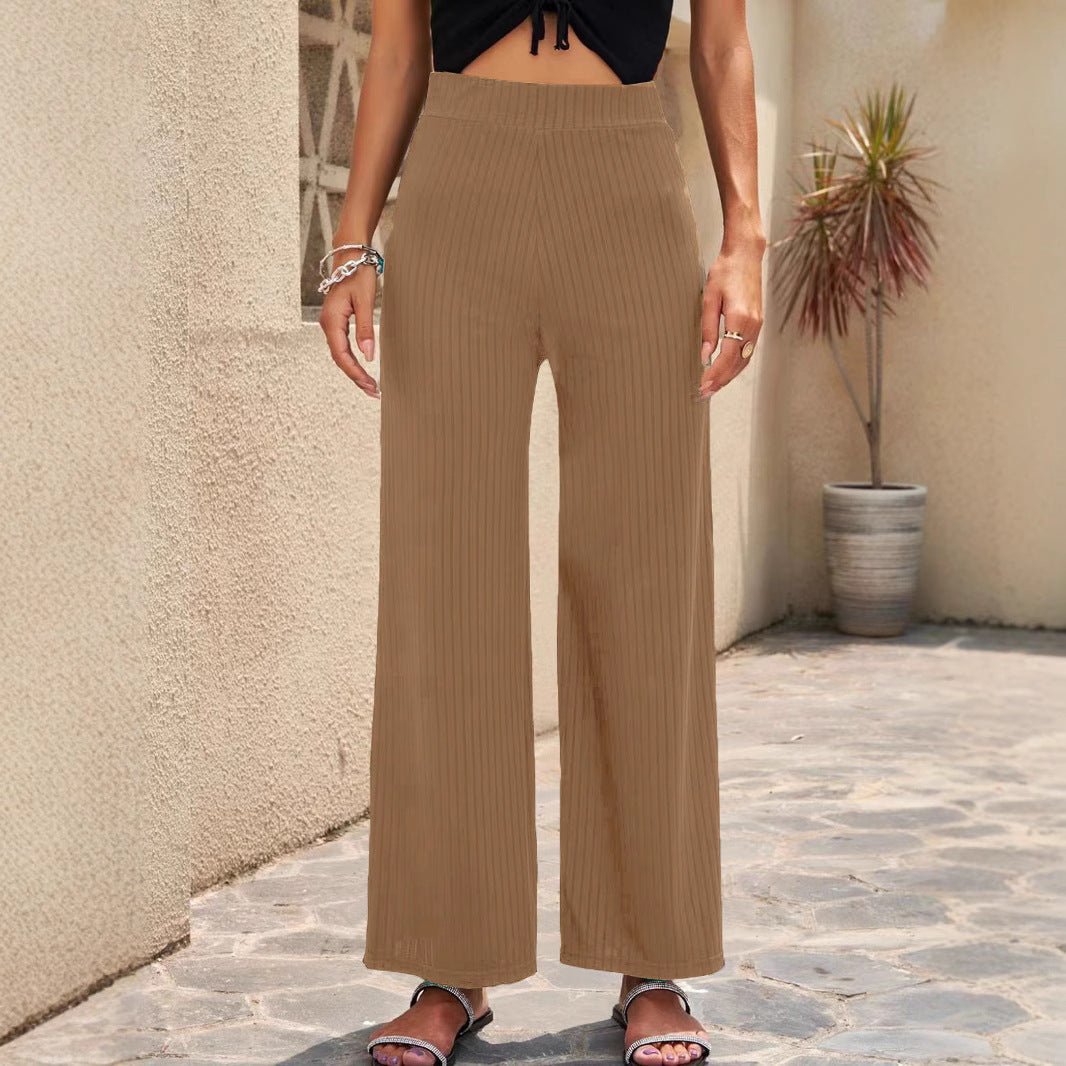 Dame Elegante Plissé-Bukser i casual pasform Stilla