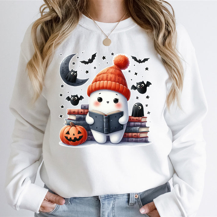 Dame sweatshirt med legende Halloween motiv og materiale af høj kvalitet Skovae