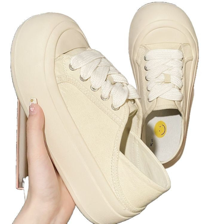 Dame platform sneakers med elastisk snøring og trendy design Stilla