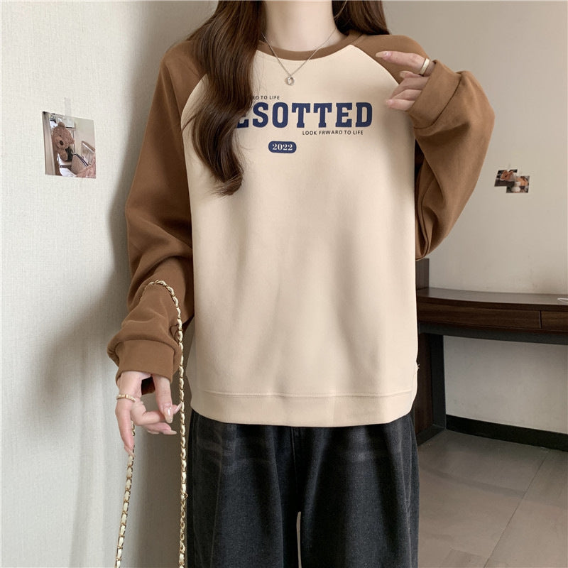 Dame Casual Grafik Sweatshirt Stilla