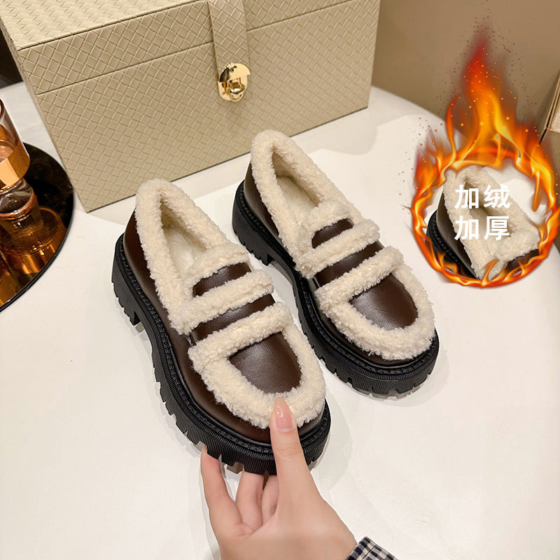 Dame Behagelige Lammeskinds-Slippers med robuste Syntetiske Såler Stilla