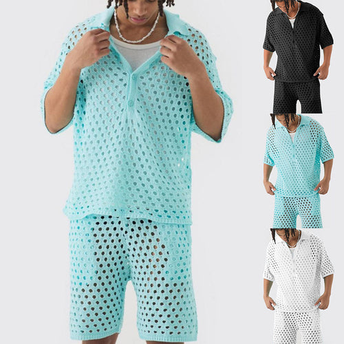 Unisex net-T-shirt med kort ærme Stilla