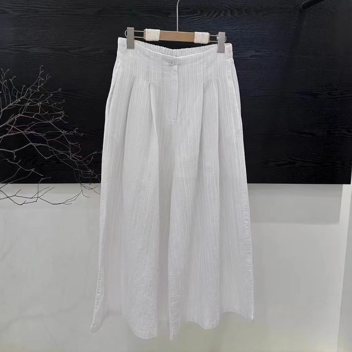 Femme Bred Teksturiseret Bukser Stilla