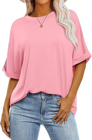 Dame Oversized T-Shirt med afslappet snit Stilla
