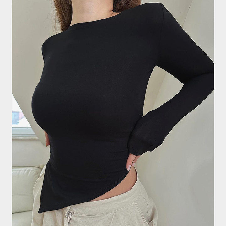 Damer Langærmet-Fitted Top Stilla