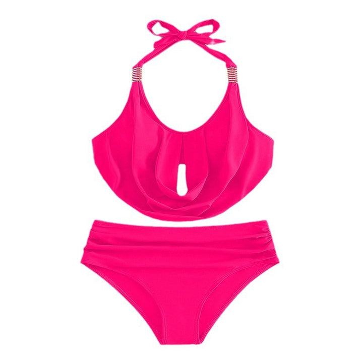 Dame one-piece badedragt med elegant wrap-design Stilla