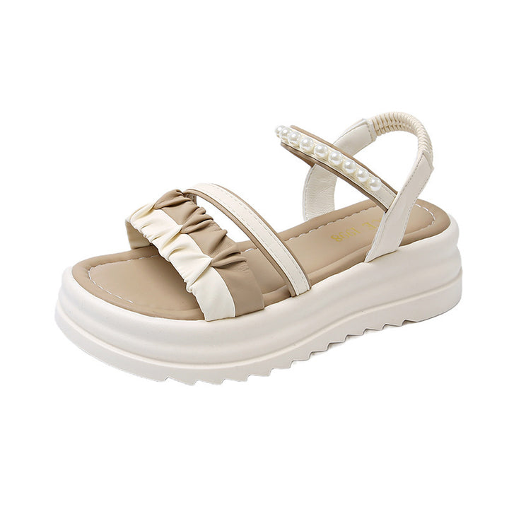 Femme Perleprydede Fritidssandaler Stilla