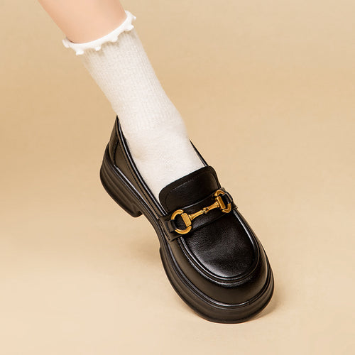 Femme Chic Kæde Detalje Slipper Stilla