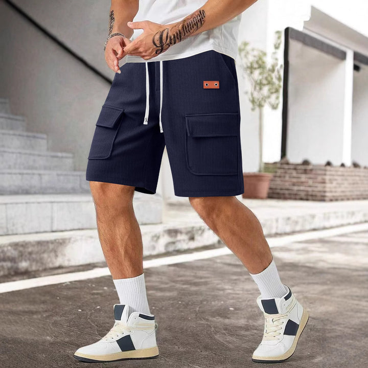Herrer Cargo-shorts med praktiske lommer og åndbart stof Stilla