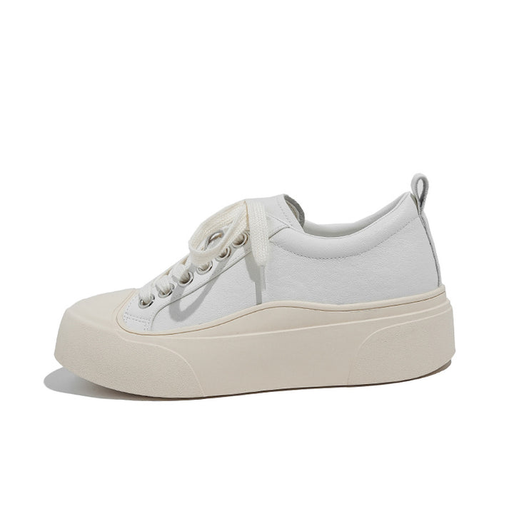 Dame Sneakers med fluffy mesh-overflade og moderne plateau Stilla