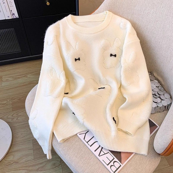 Damer hyggelig sweater med legende dyre applikationer Stilla