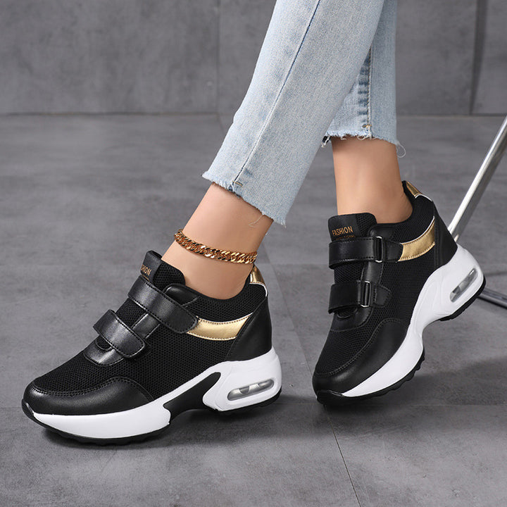 Dame Sneakers med velcro og luftpolstring Stilla