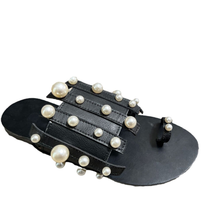 Dame Perlespil Sandaler med moderne dekordesign Stilla