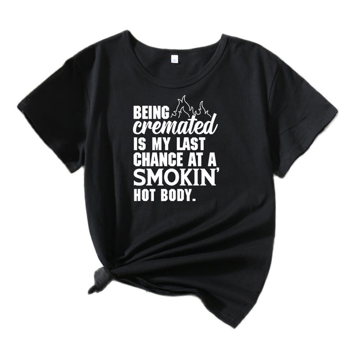 Kvinder Komisk Grafik T-shirt Stilla