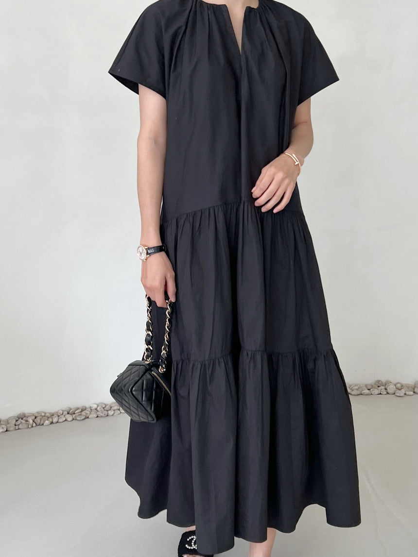 Stilla | Midi Skirt med Volanter