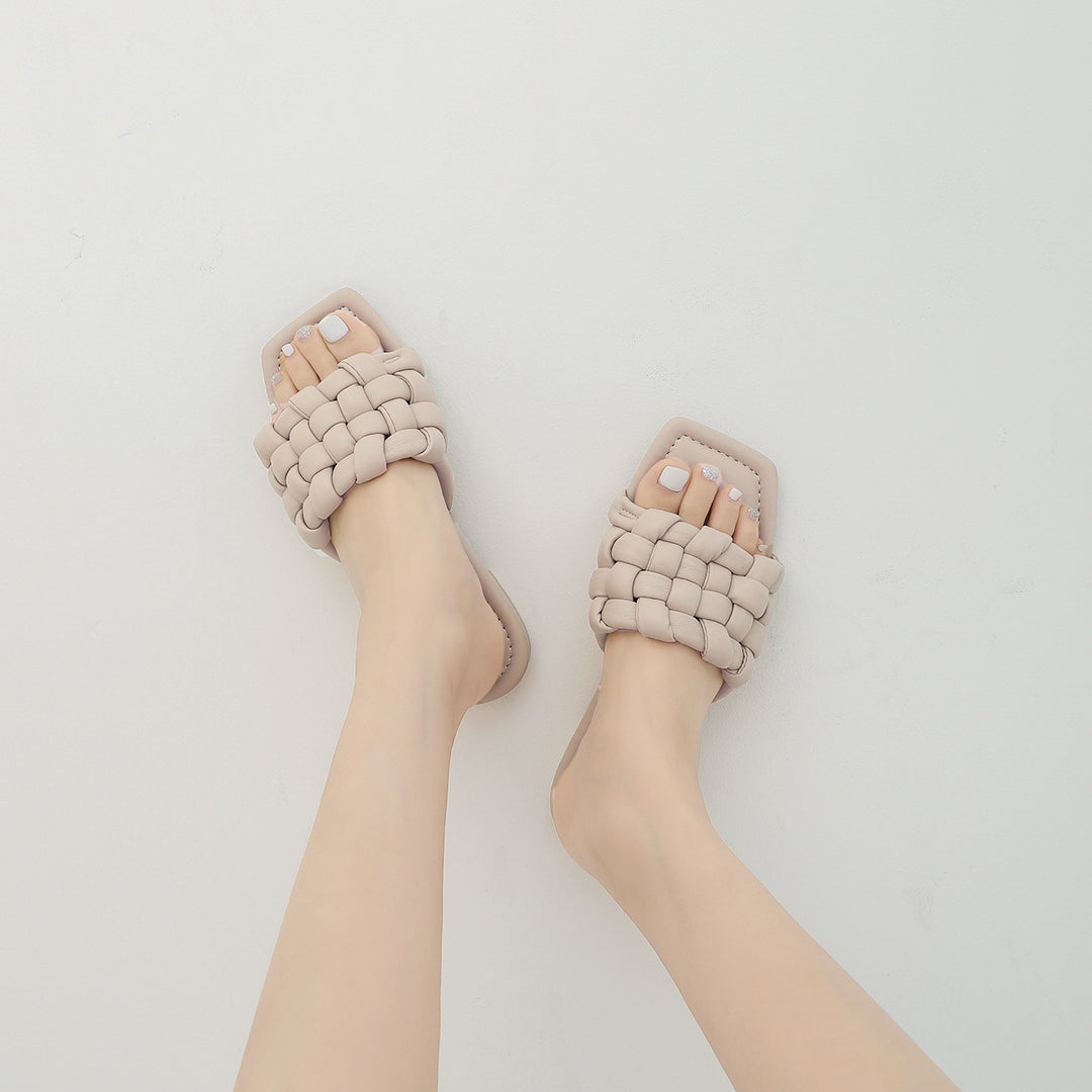 Dame Chic Vevet Slide Sandaler Stilla