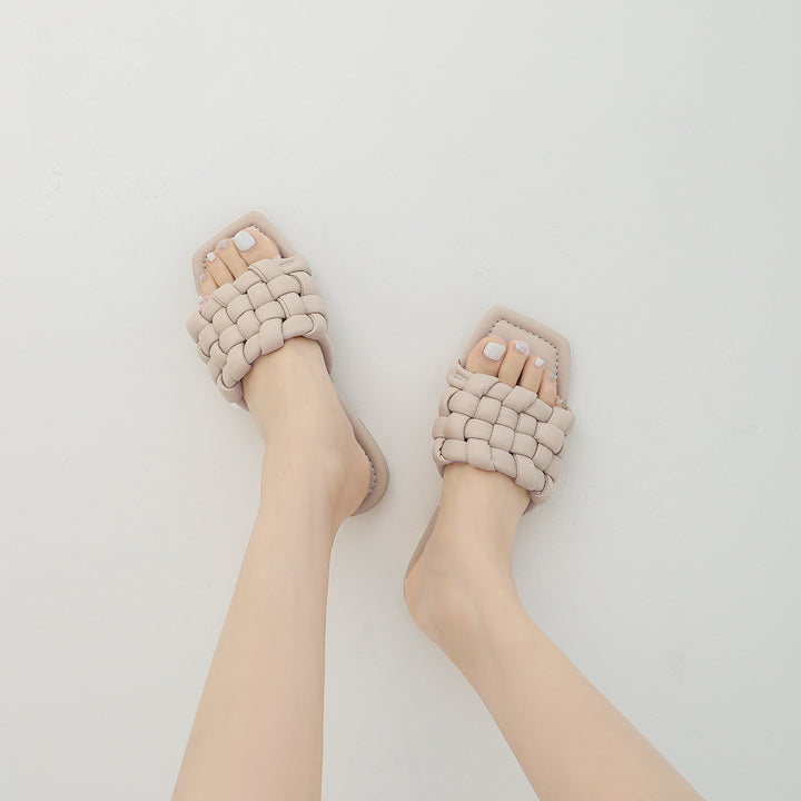 Dame Chic Vevet Slide Sandaler Stilla