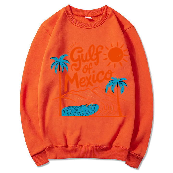 Kvinders sweatshirt med maritimt grafisk design og afslappet snit Stilla