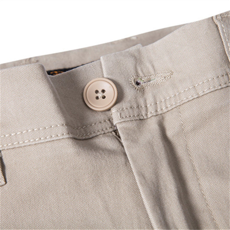 Herrer Chino-bukser med elastisk talje og moderne slim-fit-snit Stilla