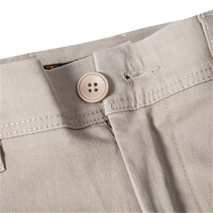 Herrer Chino-bukser med elastisk talje og moderne slim-fit-snit Stilla