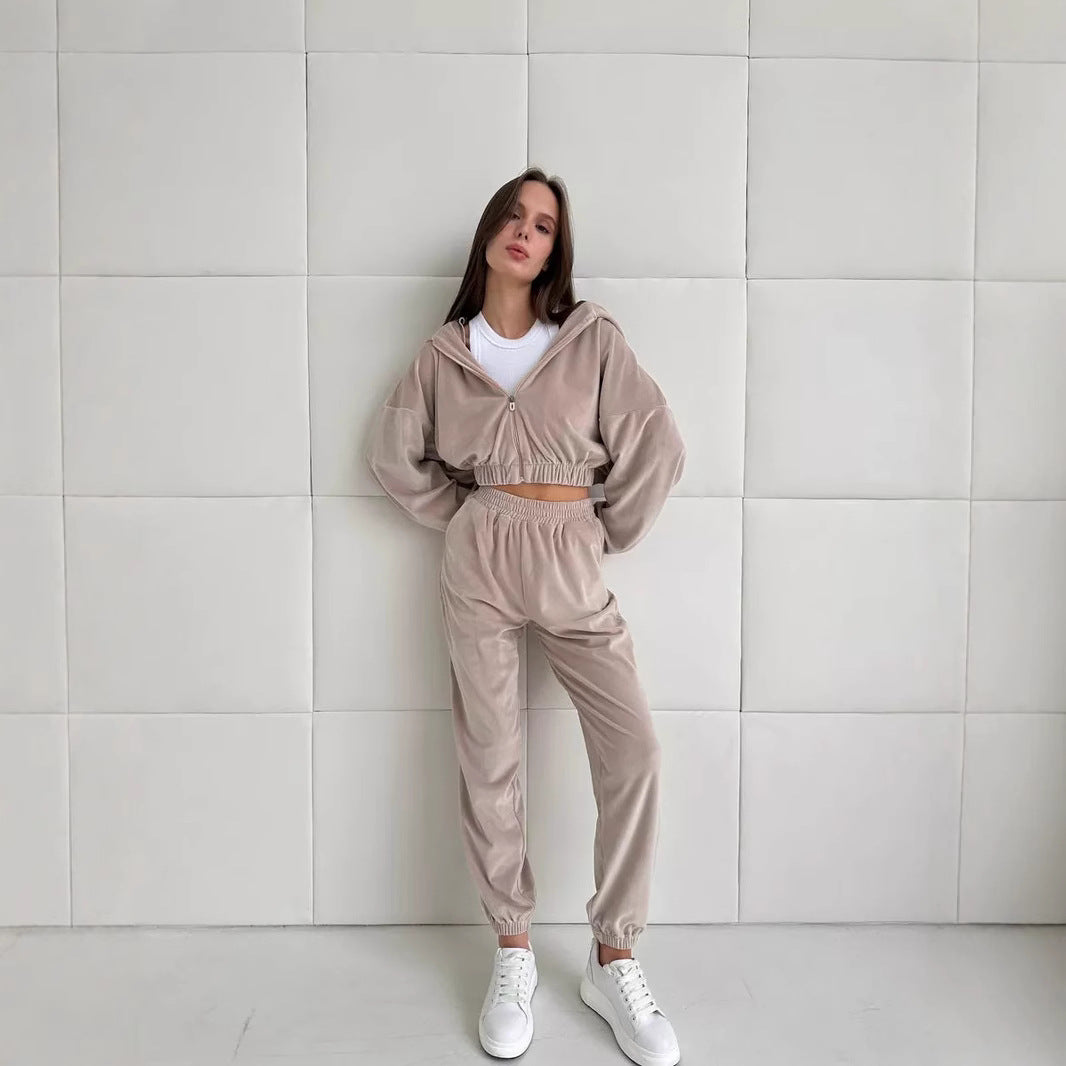 Dame mode Oversized Jakke med Lynlås Stilla
