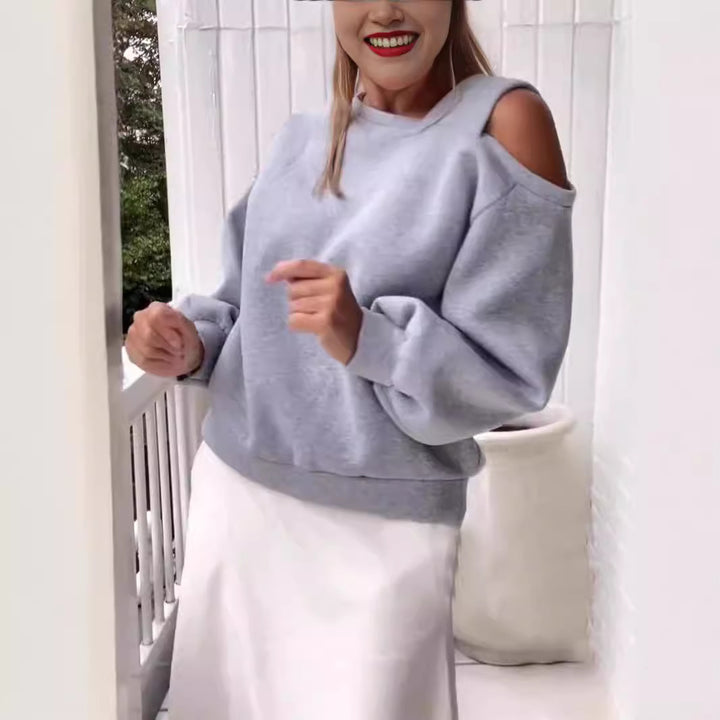 Dame Oversize Sweatshirt med elegant snit Stilla
