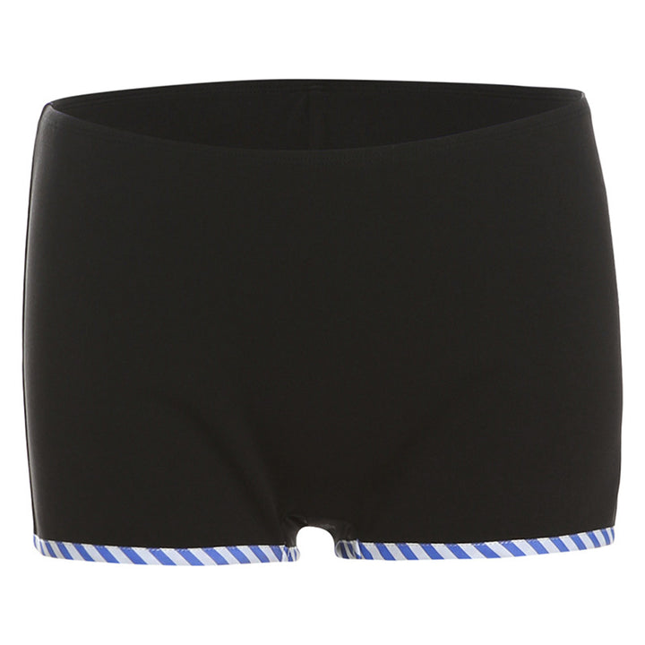 Dame Off-Shoulder Top med voluminøse flæseærmer og stribet design Stilla