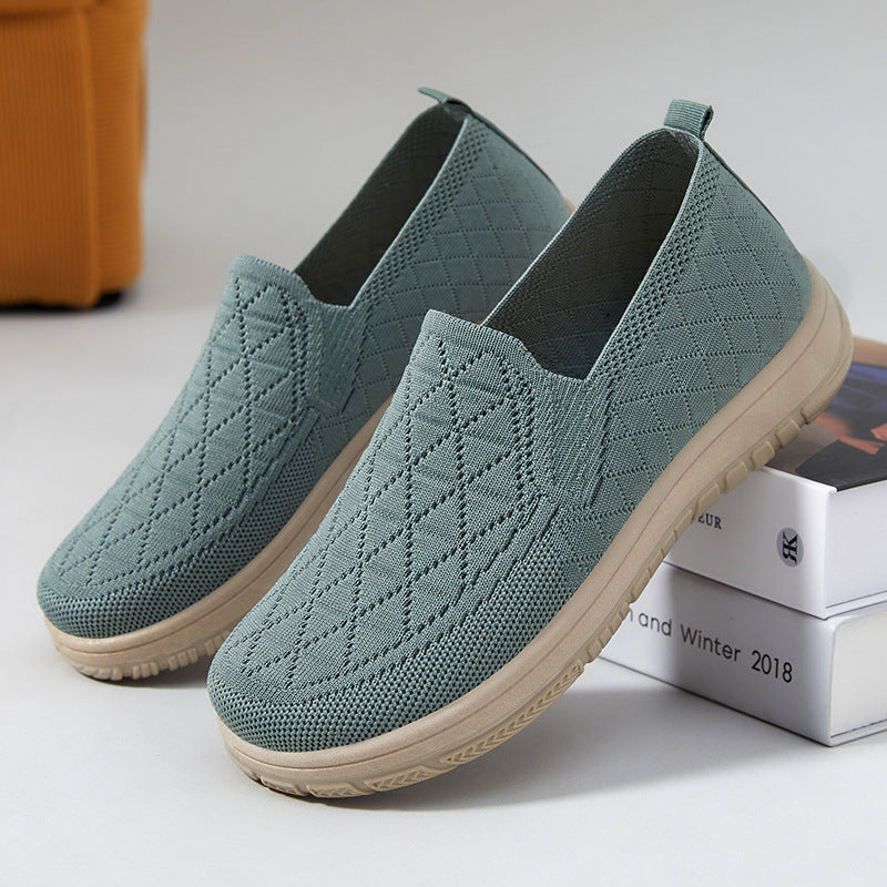 Dame Casual Komfort Slip-On Sneakers med struktureret overflade Stilla