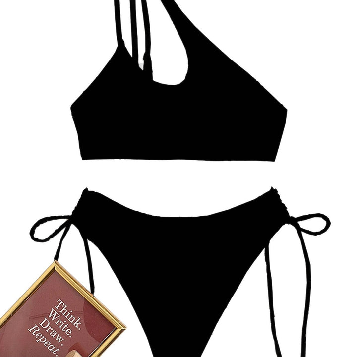 Dame Enkeltsidet Bikini med innovativt design Skovae