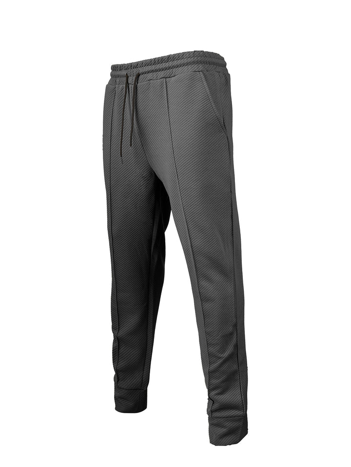 Herrer Sporty Joggingbukser med innovativ struktur og funktionelle sidelommer Stilla